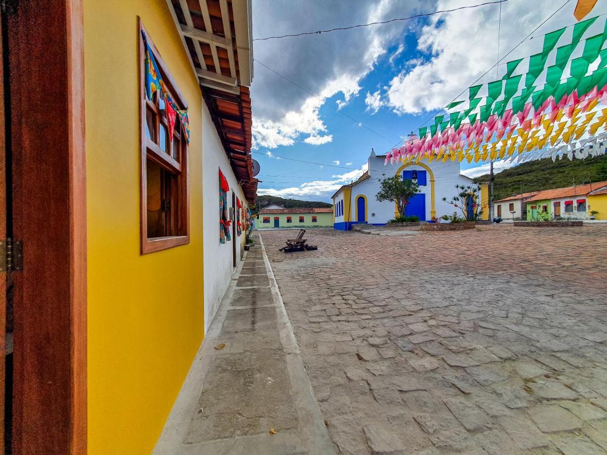 Casita Amarela na rua mais charmosa de Mucugê - BA Exterior foto